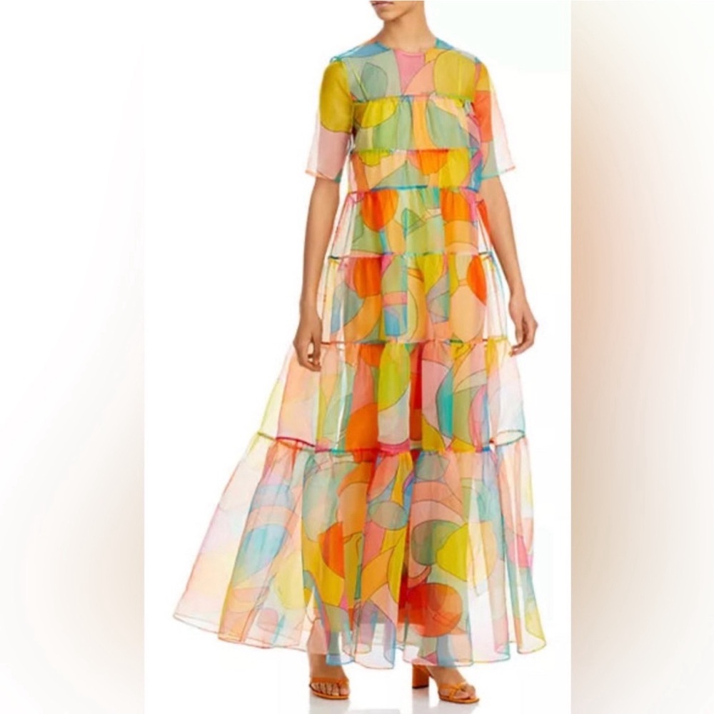 Beautiful Limited Edition Staud Kaleidoscope Dress